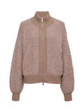 Boucle Knit Bomber