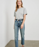 Cotton Cashmere Short Sleeve Tee