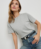 Cotton Cashmere Short Sleeve Tee