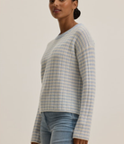 Monica Cashmere Stripe Crew