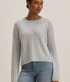 Monica Cashmere Stripe Crew