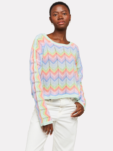 Rainbow Chevron Sweater