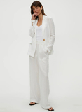 Lottie Woven Linen Blazer