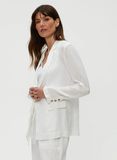 Lottie Woven Linen Blazer