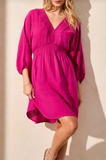 PuffSleeve Dress W/ Smocking