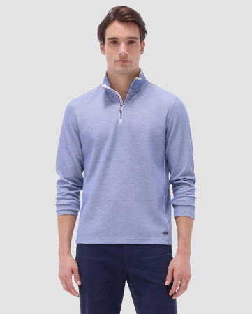 Jacquard Performance Quarter-Zip Pullover