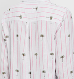 Charlie Pink Palm Stripe