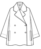 Light Cotton Nylon Short Trench Coat