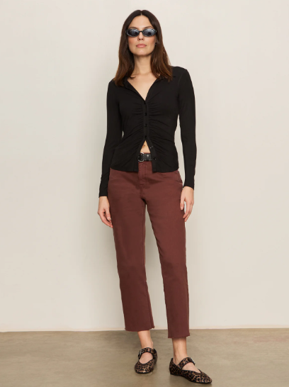 Cadence 90's Straight Crop Jean