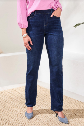 Boundless- Sophia Straight Leg Pull On Jean