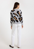 Cashmere Abstract Leopard Crew