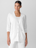 Organic Linen Cotton Slub Cardigan
