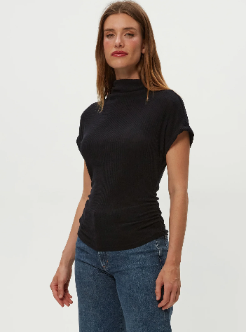 Lara Tahoe Mock Neck w/Snap Back