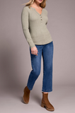 Waffle Knit Henley
