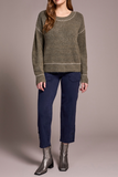 Pick Stitch Crew Neck Sweater