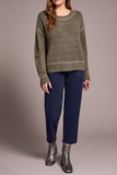 Pick Stitch Crew Neck Sweater