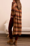 Boucle Space Dye Long Cardigan