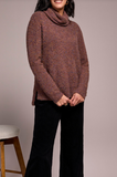 Cowl Neck Boucle Sweater
