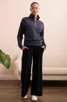 Techno Lux Scuba Wide Leg Pant