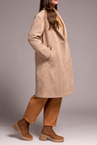 Button Front Trench Coat