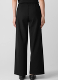 Washable Flex Ponte Wide Full Length Trouser