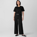 Washable Flex Ponte Wide Full Length Trouser