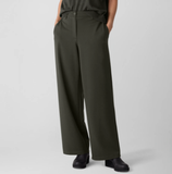 Washable Flex Ponte Wide Full Length Trouser