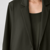 Washable Flex Ponte Long Blazer