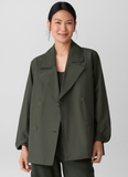 Light Cotton Nylon Short Trench Coat
