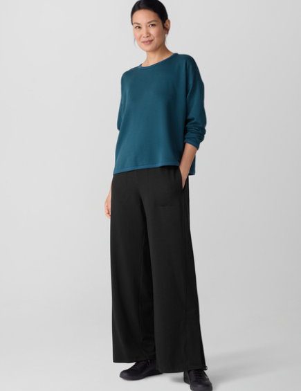 Cozy Brushed Terry Hug Straight Pant