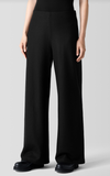 Felted Wool Jersey Wide-Leg Pant in Regenerative Wool