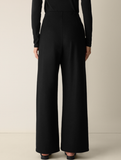 Felted Wool Jersey Wide-Leg Pant in Regenerative Wool