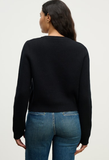 Mahal Long Sleeve Cotton/Cashmere Sweater Jacket