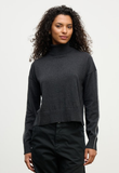 Libra Cotton Cashmere Mock Neck