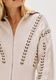 Lune Whipstitch Cardigan