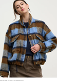 Brushed Plaid Jacket