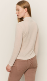 Draped Mock Neck