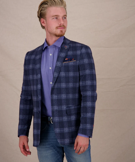 Travel Windowpane Blazer