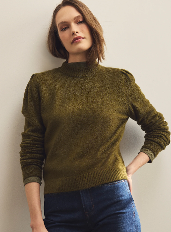 Genova Puff Sleeve Pullover