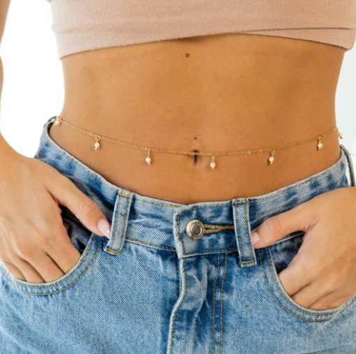 Alina Pearl Belly Chain