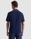 Short Sleeve 2 Button Johnny Sweater