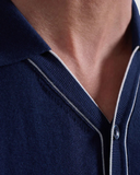 Short Sleeve 2 Button Johnny Sweater