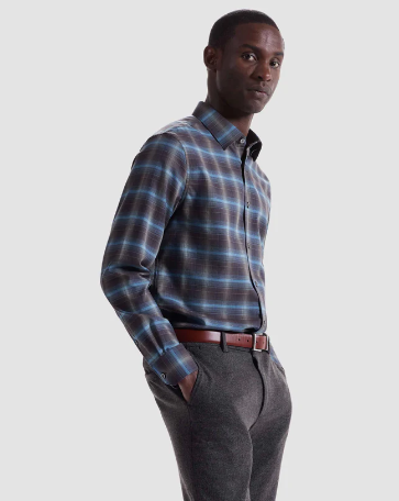 Long Sleeve Karl Woven Shaped Shirt