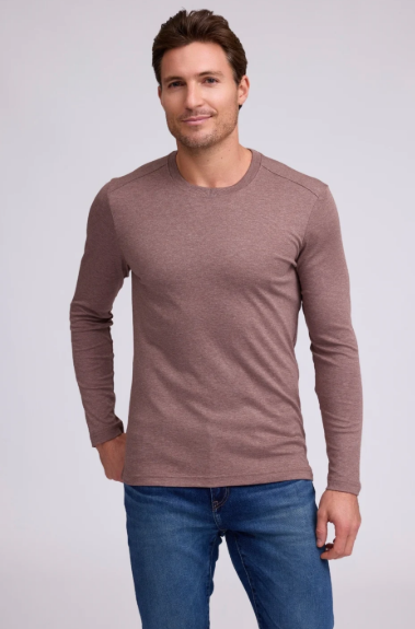 Aqua Cotton Long Sleeve Tee