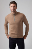 Extrafine Merino Zip Mock