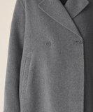 Doubleface Wool Cloud Short Trench Coat