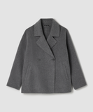 Doubleface Wool Cloud Short Trench Coat