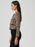 Oberon Animal Print Cardigan