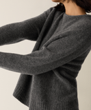 Cashmere Silk Boucle Bliss Crew Neck Sweater