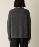 Cashmere Silk Boucle Bliss Crew Neck Sweater